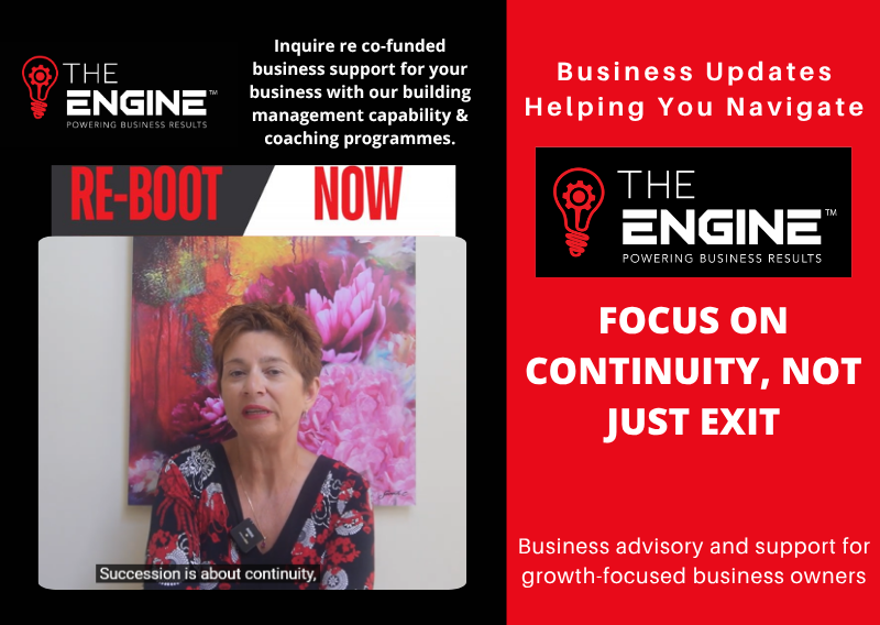 Focus on continuity, not just exit